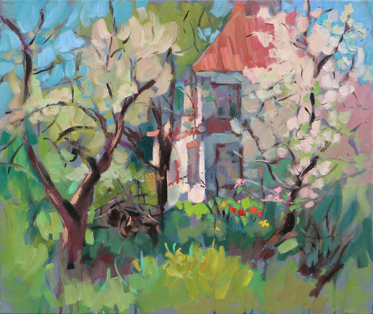 A Place From Childhood Memories painting by Elena Morozova