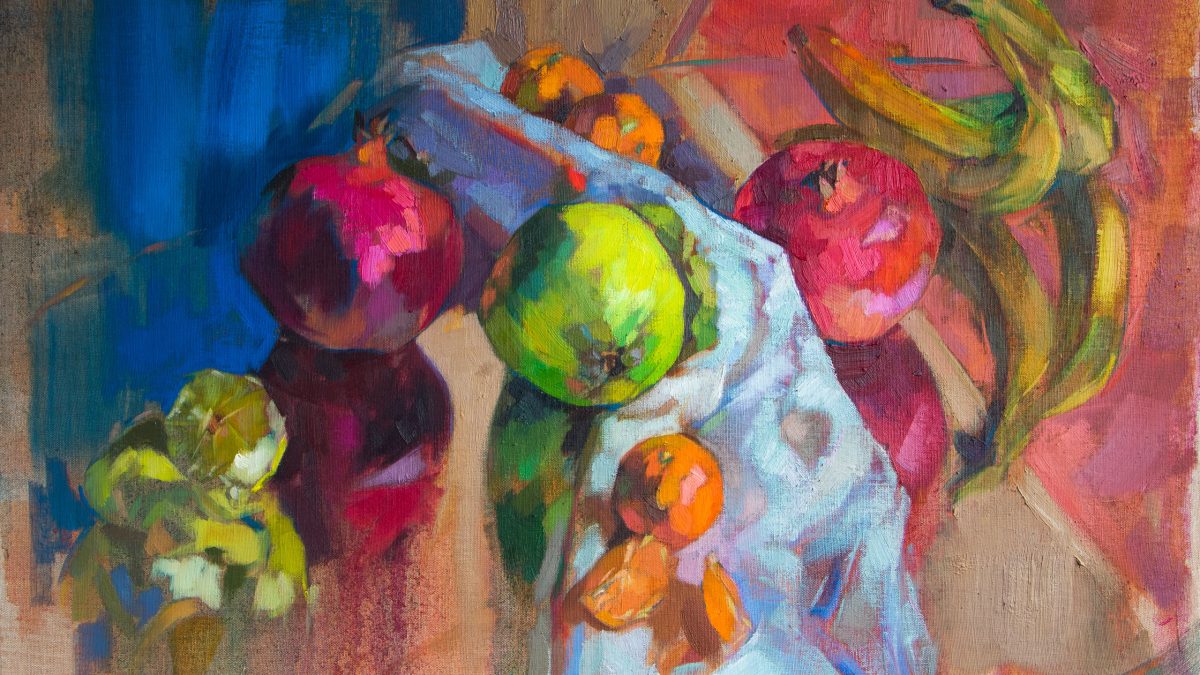 still-life-pomegranates-lemon-