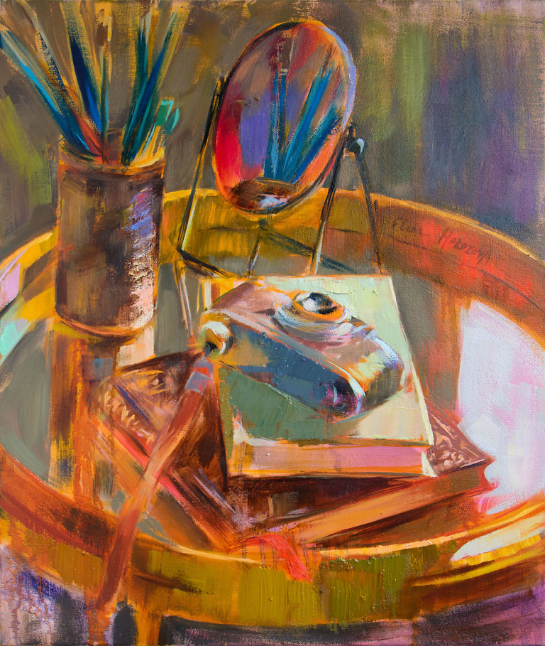 Mirrors painting by Elena Morozova