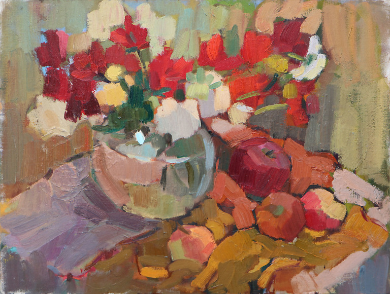 Autumn painting by Elena Morozova
