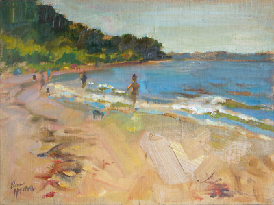 Sea Before Sunset painting by Elena Morozova