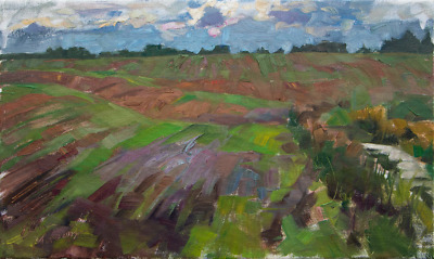 Field painting by Elena Morozova