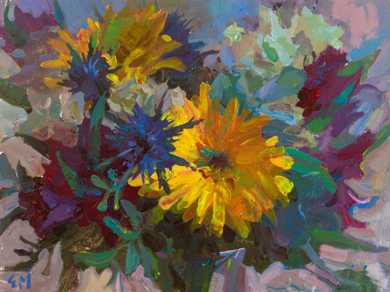 Playful painting by Elena Morozova