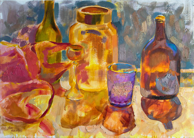 Transparent Objects painting by Elena Morozova