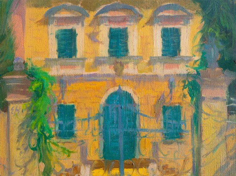 Italian Villa painting by Elena Morozova