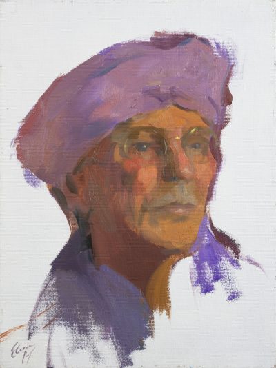 Moment in Thought painting by Elena Morozova