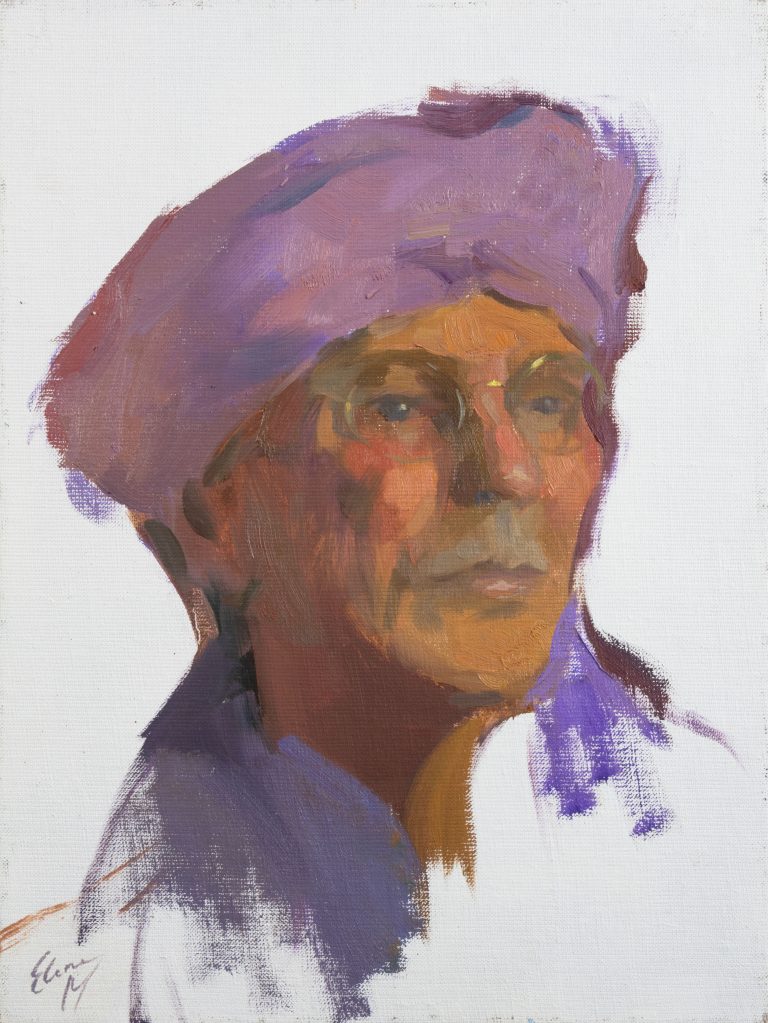 Moment in Thought painting by Elena Morozova