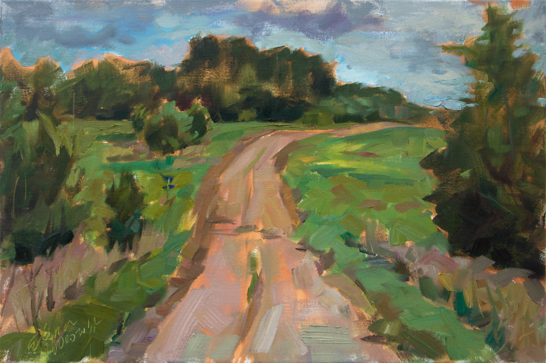 Road to Nowhere painting by Elena Morozova
