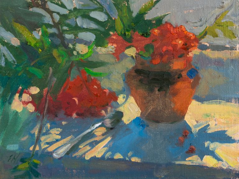 Rowan painting by Elena Morozova