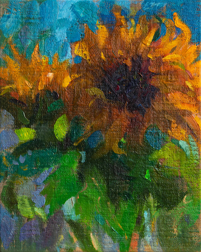 Sun’s Embrace painting by Elena Morozova
