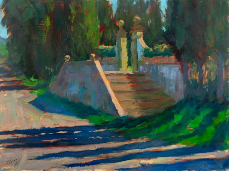 Tuscan Villa painting by Elena Morozova