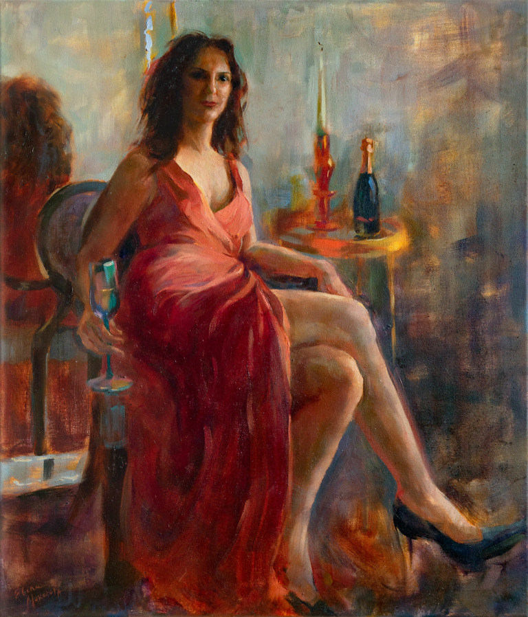 Anna painting by Elena Morozova